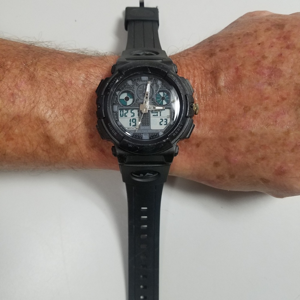 SKMEI 1270 Analog & Digital Sport Dive Watch 5 ATM